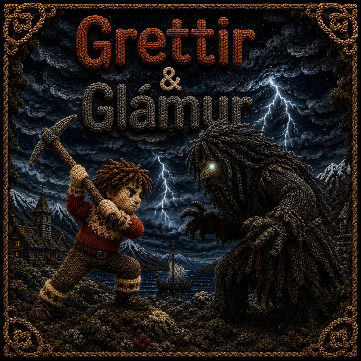 Cover of Grettir and Glámur